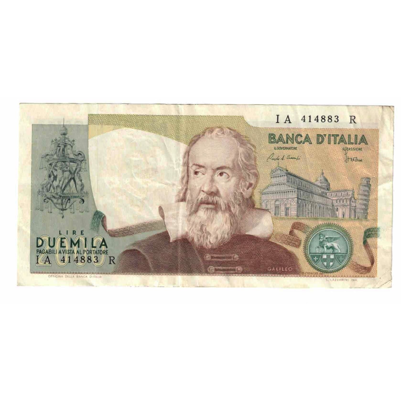 Billete, 2000 Lire, 1983, Italia, 1983, KM:103c, MBC