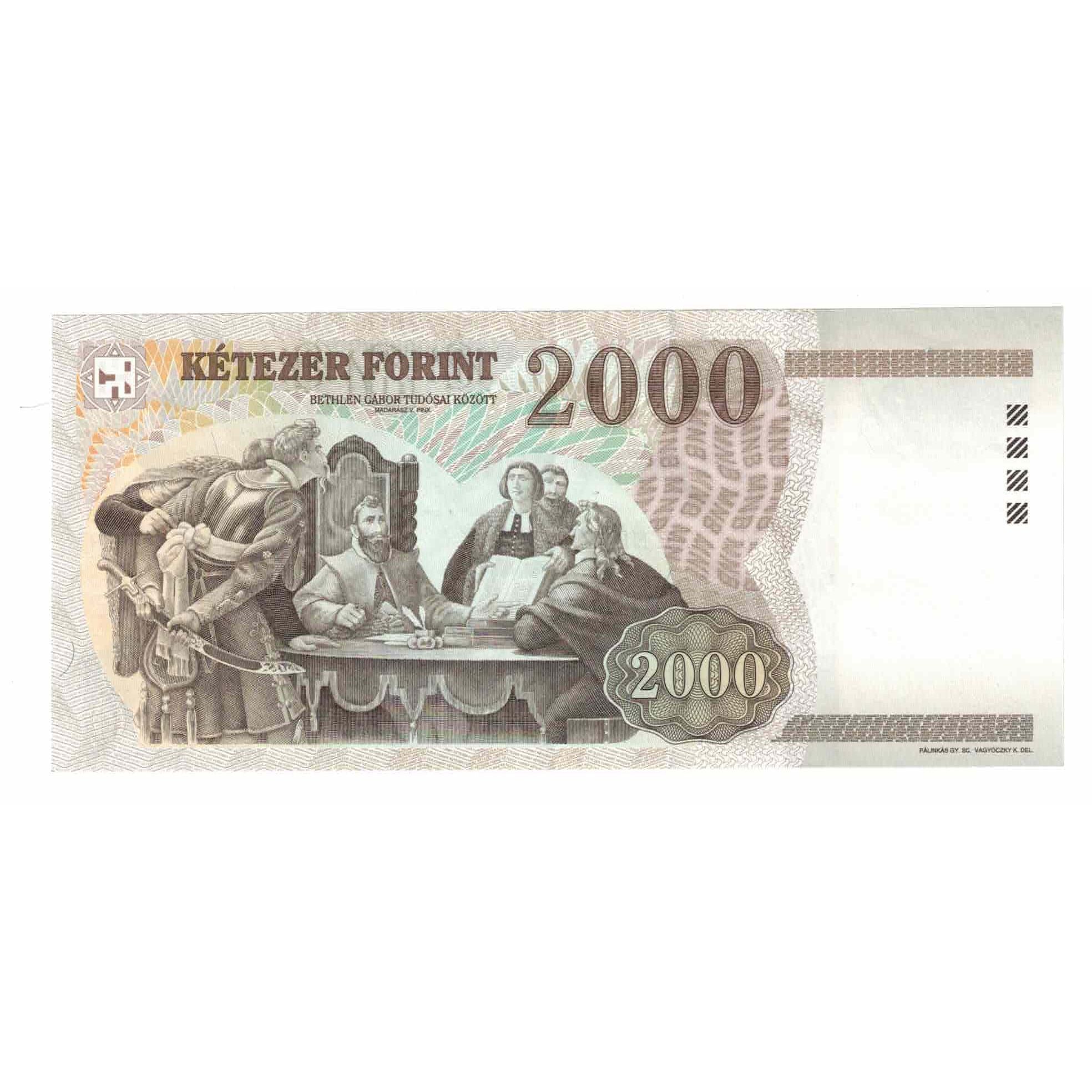 Banknote, Hungary, 2000 Forint, 1998, KM:181a, UNC(63)