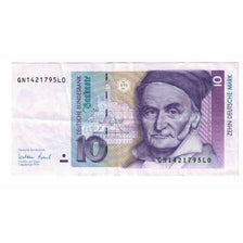 Banconote, GERMANIA - REPUBBLICA FEDERALE, 10 Deutsche Mark, 1999, 1999-09-01