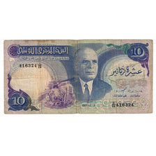 Billet, Tunisie, 10 Dinars, 1983, 1983-11-03, KM:80, TB
