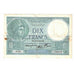 França, 10 Francs, Minerve, 1940, C.82013, EF(40-45), Fayette:07.24, KM:84