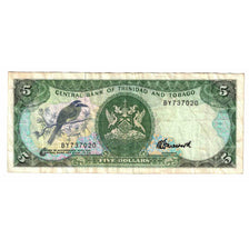 Banknot, Trynidad i Tobago, 5 Dollars, Undated (1985), Undated (1985), KM:37c