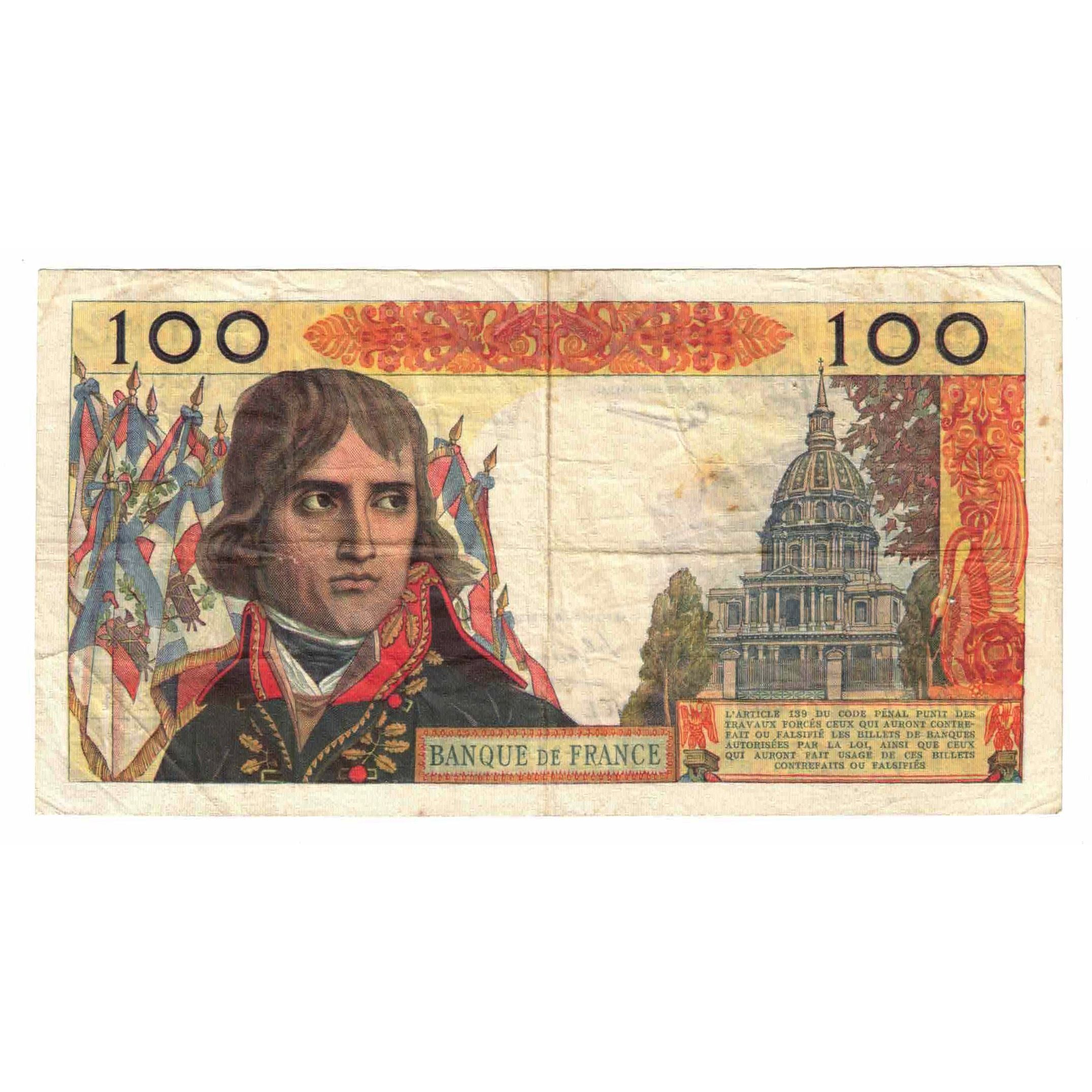 France, 100 Nouveaux Francs, Bonaparte, 1963, O.234, TB, Fayette:59.20, KM:144a