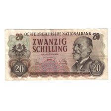 Banknote, Austria, 20 Schilling, 1956, 1956-07-02, KM:136a, EF(40-45)
