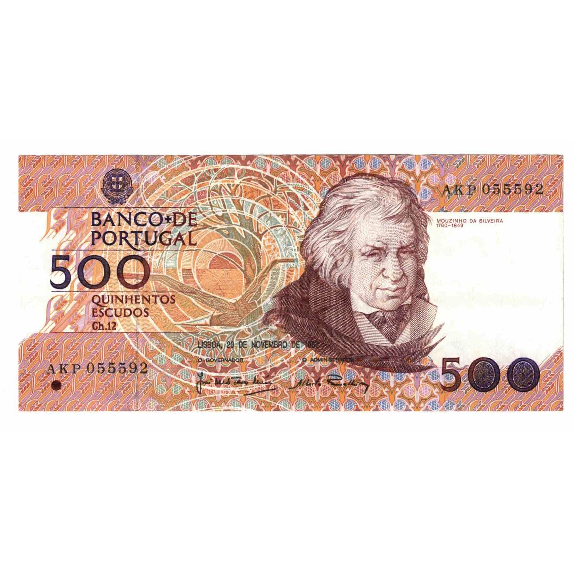 Banknote, Portugal, 500 Escudos, 1987, 1987-11-20, KM:180a, AU(55-58)