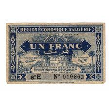 Banknote, Algeria, 1 Franc, 1944, 1944-01-31, KM:101, EF(40-45)