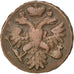 Moneta, Russia, Denga, 1/2 Kopek, 1739, EF(40-45), Miedź, KM:188