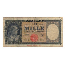 Banknote, Italy, 1000 Lire, 1961, 1961-09-25, KM:88d, VG(8-10)