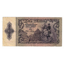 Banknote, Austria, 10 Schilling, 1950, 1950-01-02, KM:127, VF(20-25)