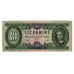 Billete, 10 Forint, 1960, Hungría, 1960-08-24, KM:168b, MBC