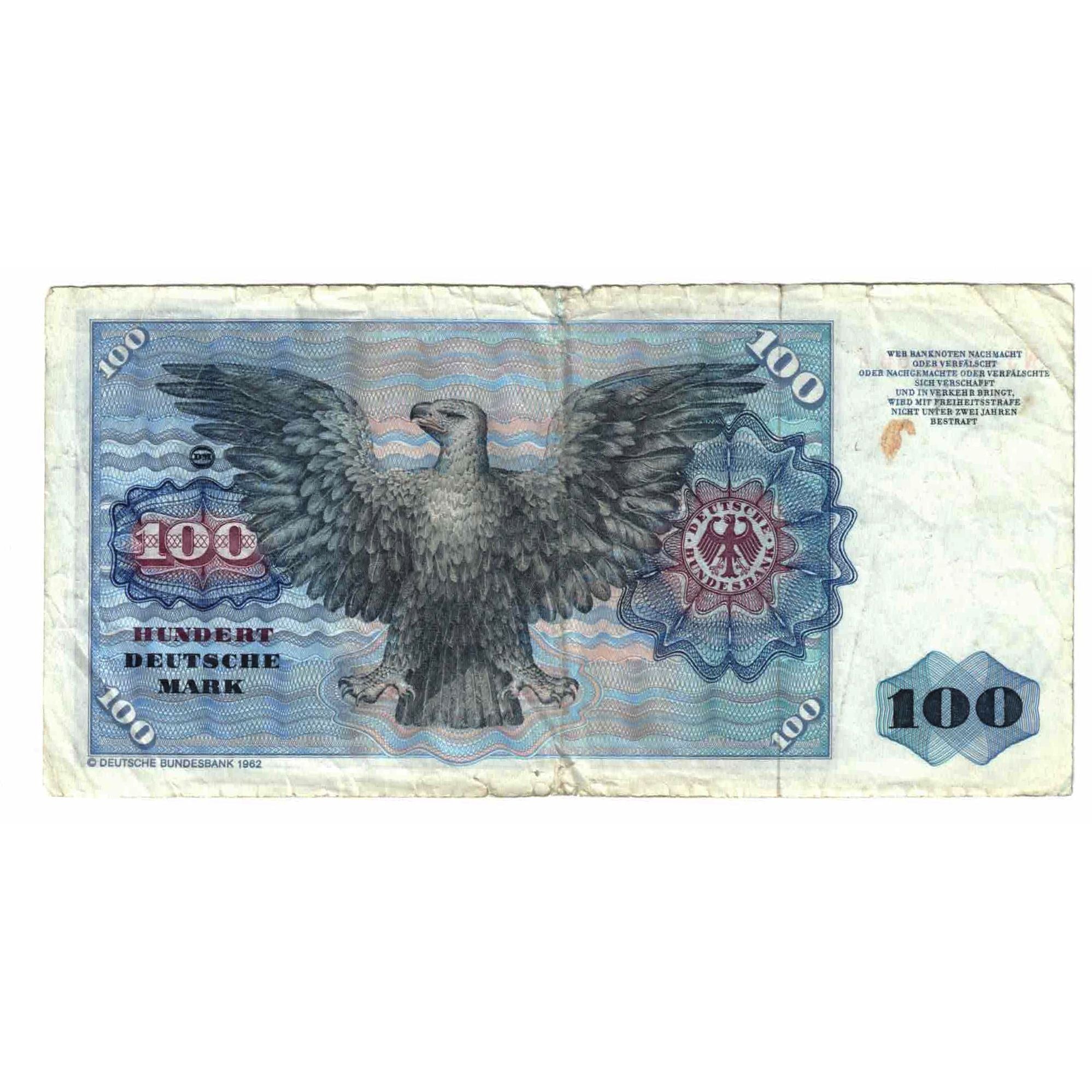 Banknote, GERMANY - FEDERAL REPUBLIC, 100 Deutsche Mark, 1980, 1980-01-02