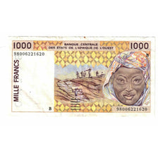 Banknote, West African States, 1000 Francs, 1995, KM:711Ke, AU(50-53)