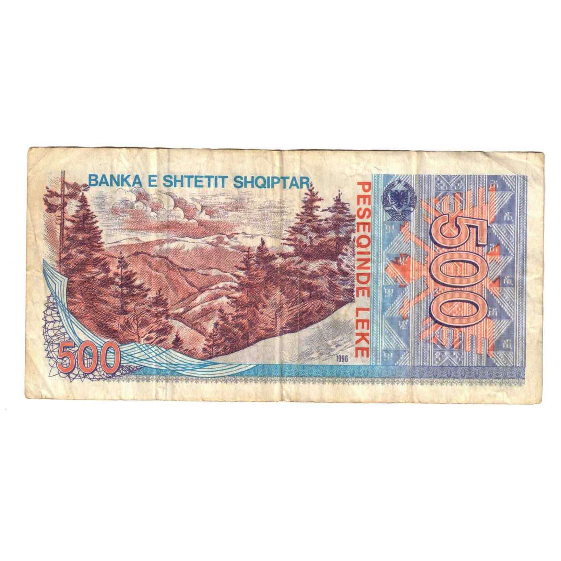 Banknote, Albania, 500 Lekë, 1996, KM:48b, VF(20-25)