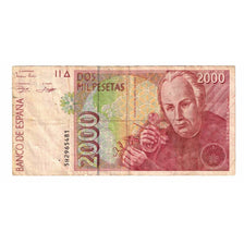 Banknote, Spain, 2000 Pesetas, 1992, 1992-04-24, KM:164, VF(20-25)