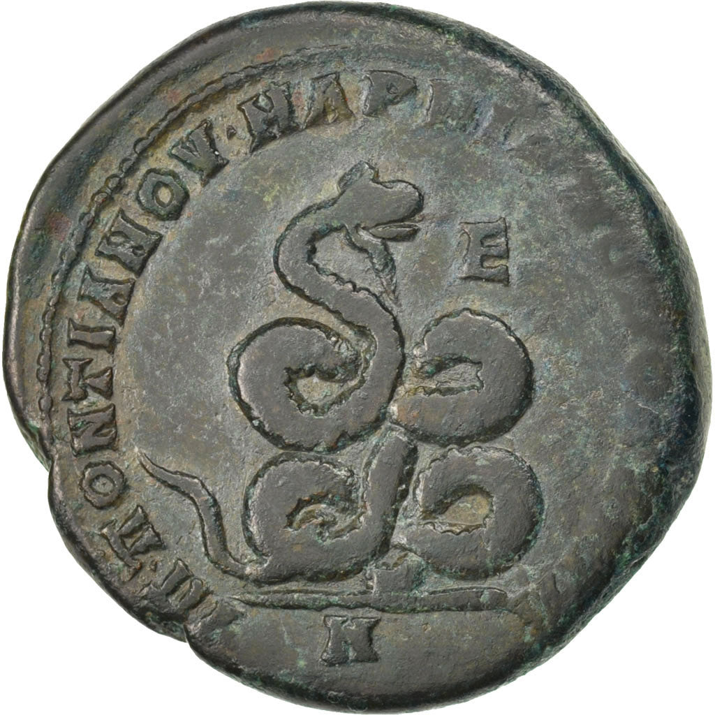Macrinus, Bronze, Marcianopolis, EF(40-45), Bronze, 14.11
