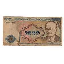 Banknote, Azerbaijan, 1000 Manat, 1993, KM:20a, AG(1-3)