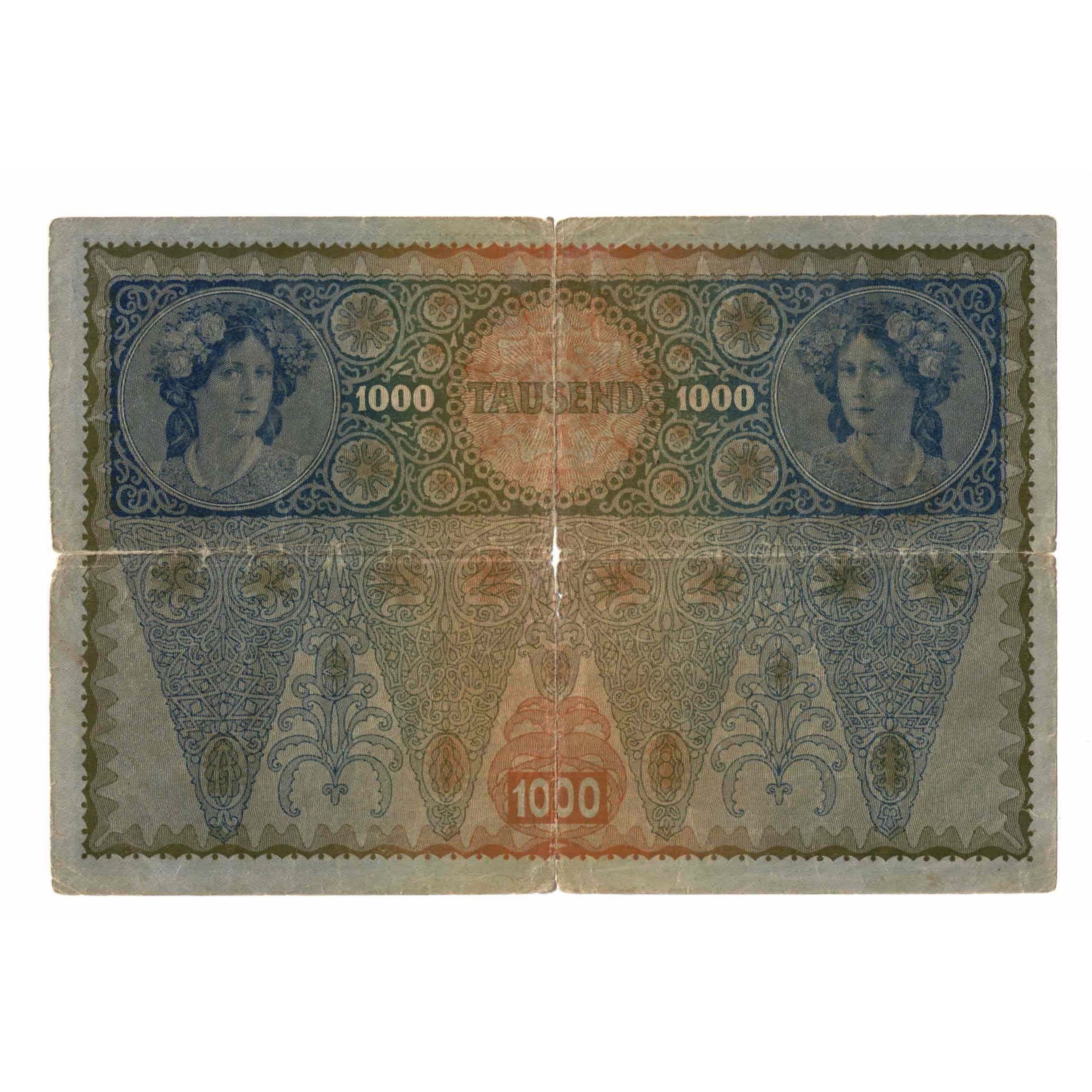 Billete, 1000 Kronen, 1902, Austria, KM:61, RC