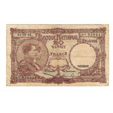 Banknote, Belgium, 20 Francs, 1948, 1948-09-01, KM:116, VF(20-25)