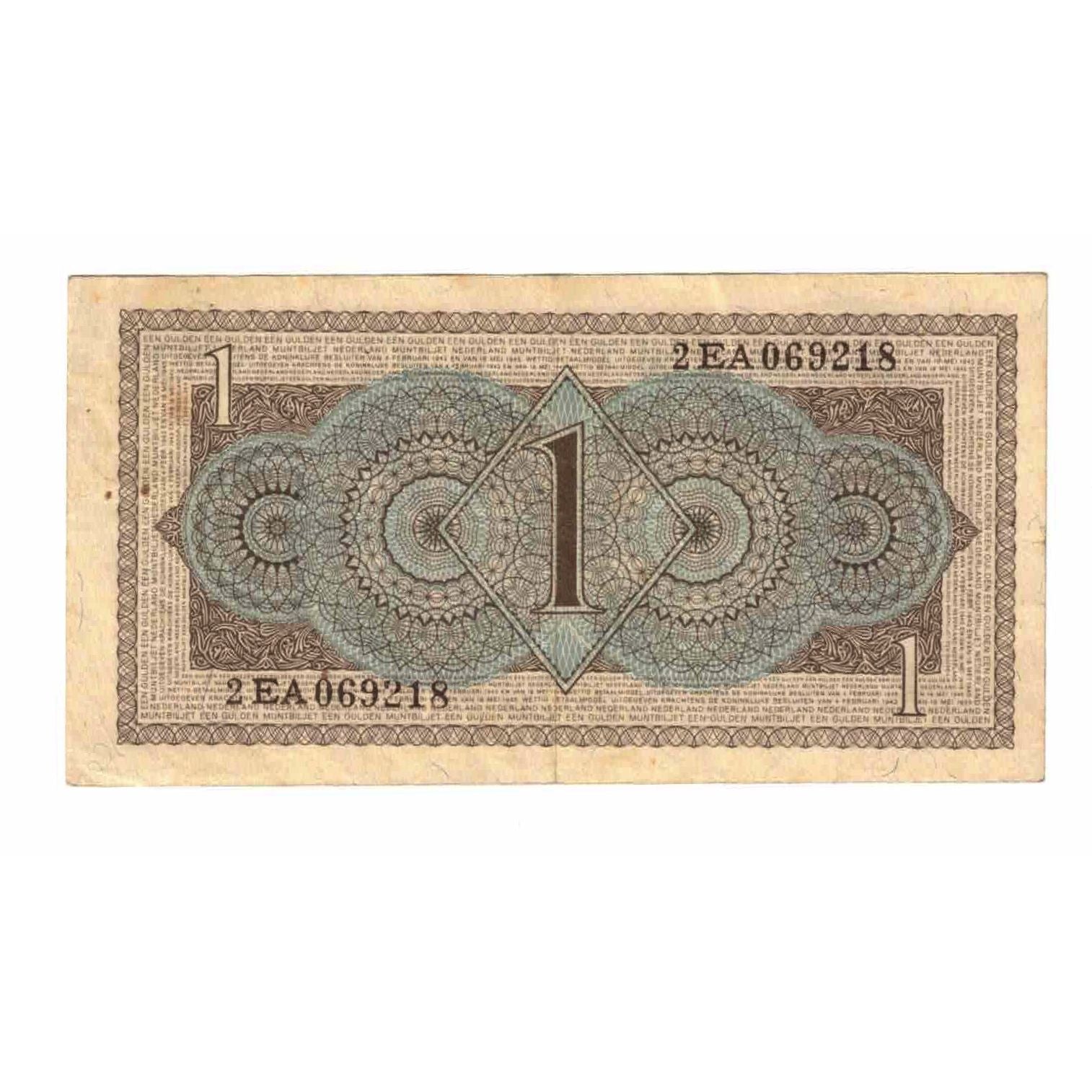 Banknote, Netherlands, 1 Gulden, 1949, 1949-08-08, KM:72, EF(40-45)