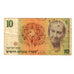 Banknote, Israel, 10 New Sheqalim, 1992, 1992, KM:53c, VF(20-25)