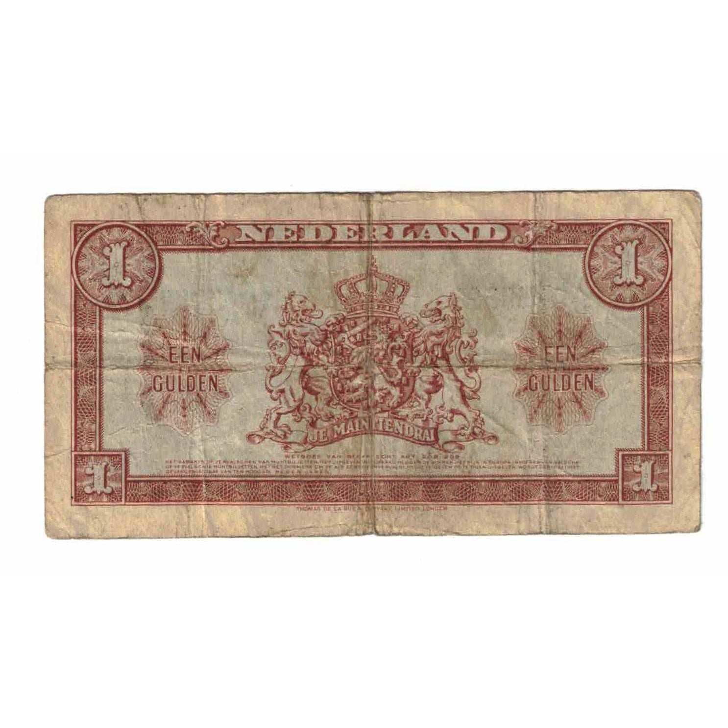 Banknote, Netherlands, 1 Gulden, 1945, 1945-05-18, KM:70, VG(8-10)