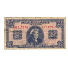 Banknote, Netherlands, 2 1/2 Gulden, 1945, 1945-05-18, KM:71, VF(20-25)
