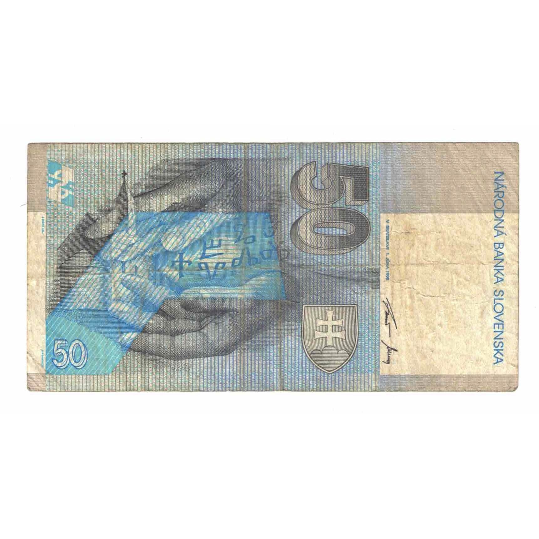 Banknote, Slovakia, 50 Korun, 1995, 1995-06-01, KM:21b, VF(20-25)