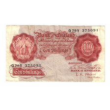Banknote, Great Britain, 10 Shillings, 1955-1960, KM:368c, EF(40-45)
