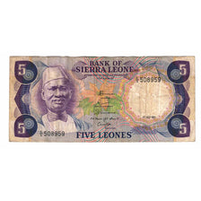Banknote, Sierra Leone, 5 Leones, 1981, 1981-07-01, KM:7d, VF(20-25)