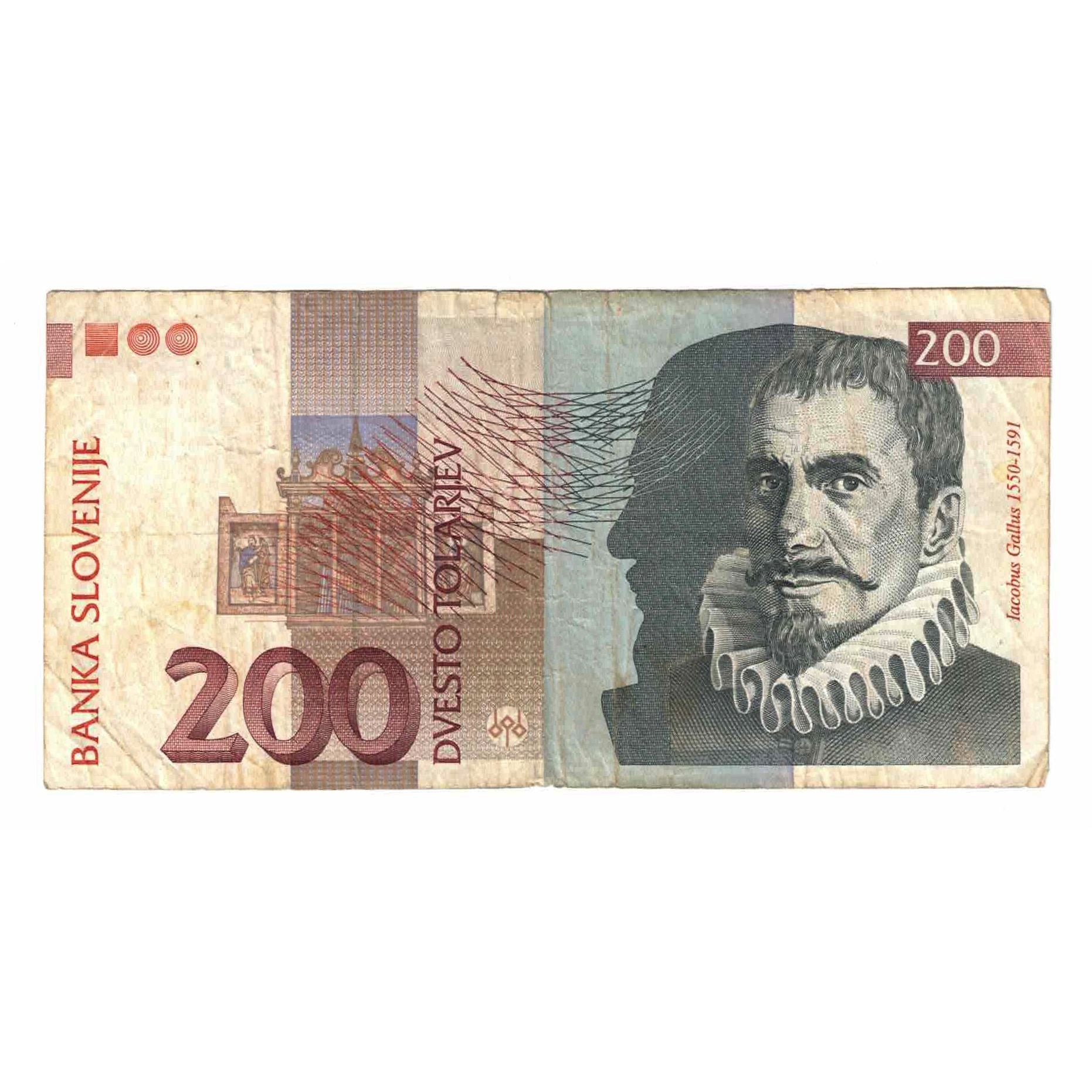 Banknote, Slovenia, 200 Tolarjev, 1992, 1992-01-15, KM:15a, VF(20-25)
