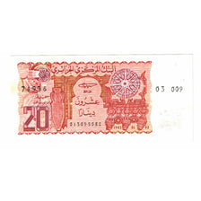 Banknote, Algeria, 20 Dinars, 1983, 1983-01-02, KM:133a, AU(55-58)