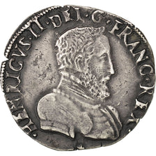 FRANCE, Demi Teston, 1560, Grenoble, EF(40-45), Silver, Sombart #4598, 4.71
