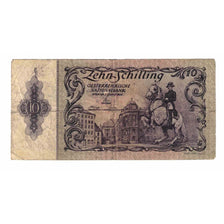 Banknote, Austria, 10 Schilling, 1950, 1950-01-02, KM:128, VF(20-25)