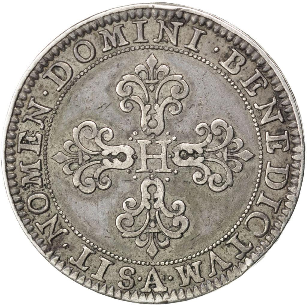 Henri IV, Demi-franc, Piéfort de poids quadruple, 1607, Paris, Ciani 1546