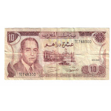 Billete, 10 Dirhams, 1970, Marruecos, KM:57a, MBC