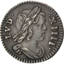 Francia, Louis XIV, 1/48 Écu ou 15 Deniers «  légende simplifiée », 1/...