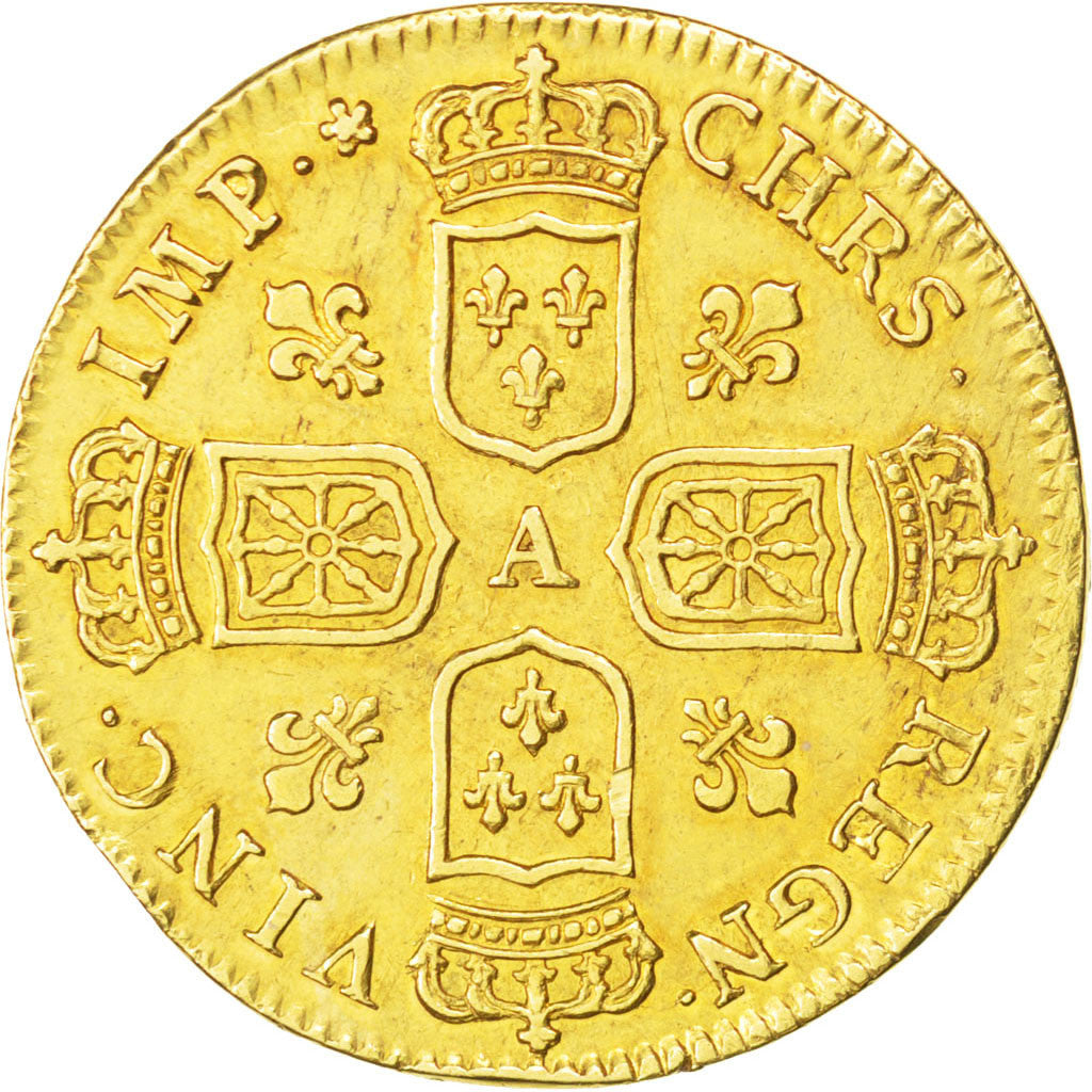 Louis XV, Louis d'or de Noailles, 1717, Paris, Gadoury 344