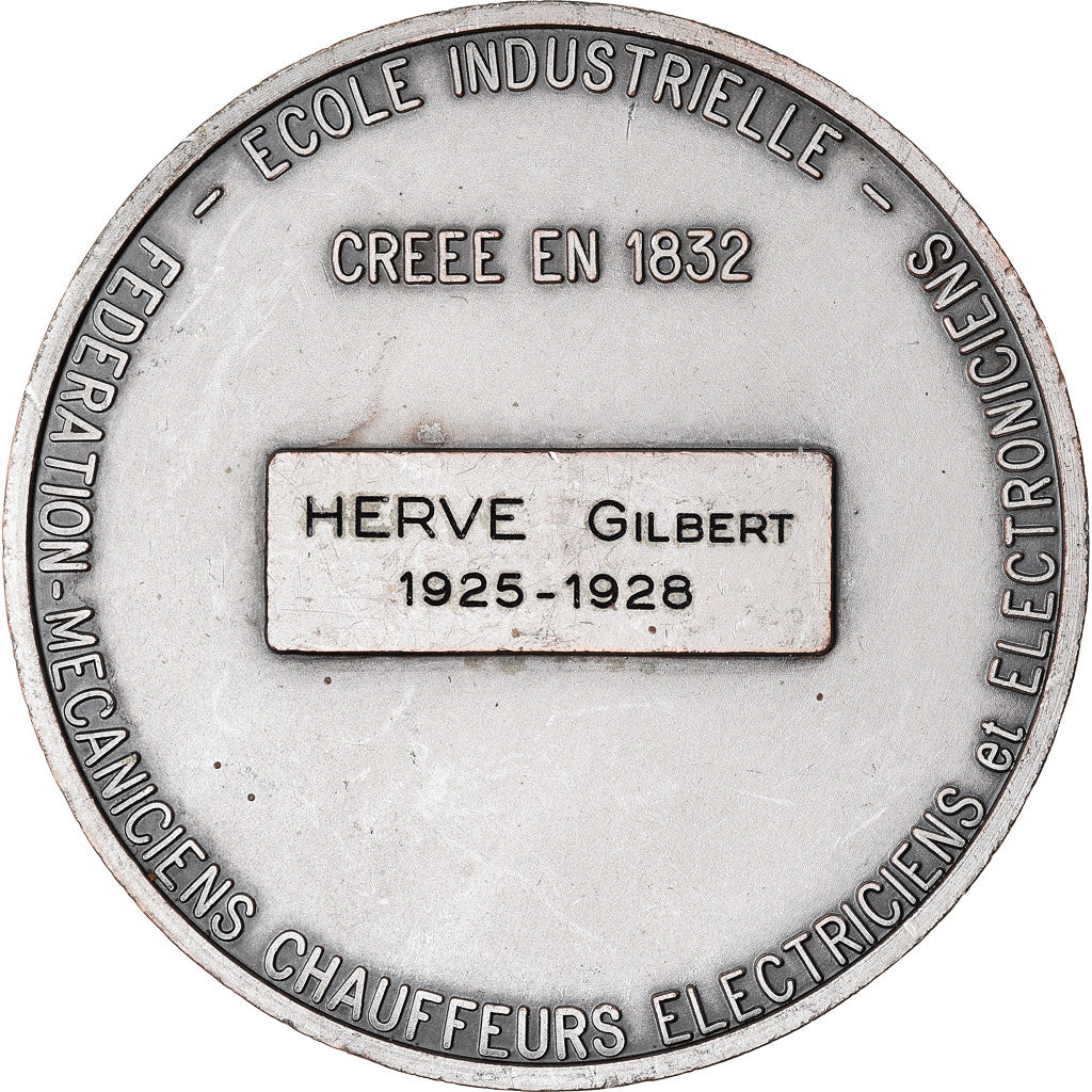 France, Médaille, Ecole Industrielle, Mécaniciens, Chauffeurs, Electriciens