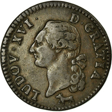 Coin, France, Louis XVI, Sol ou sou, Sol, 1782, Orléans, AU(50-53), Copper