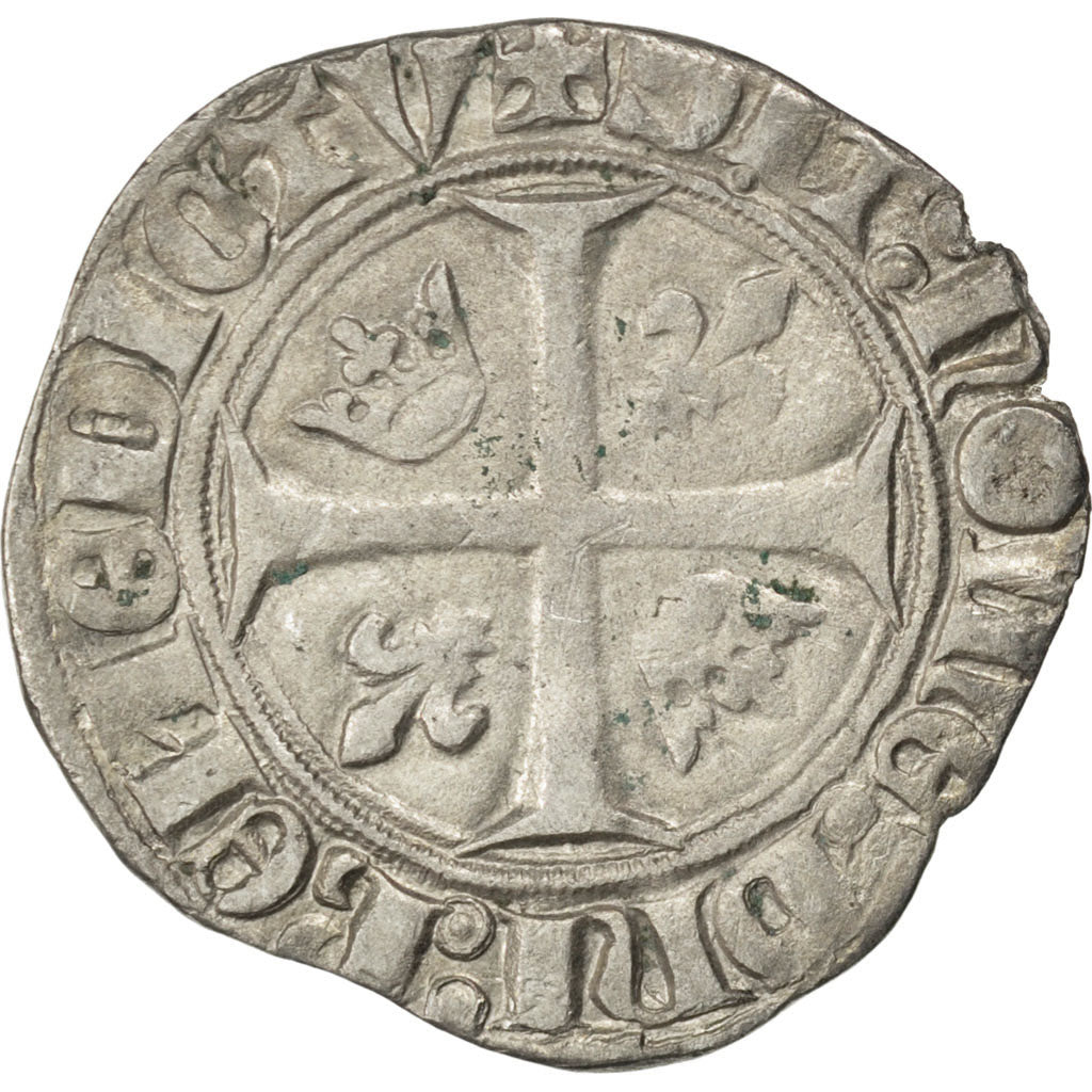 Coin, France, Blanc, Romans, EF(40-45), Billon, Duplessy:377A