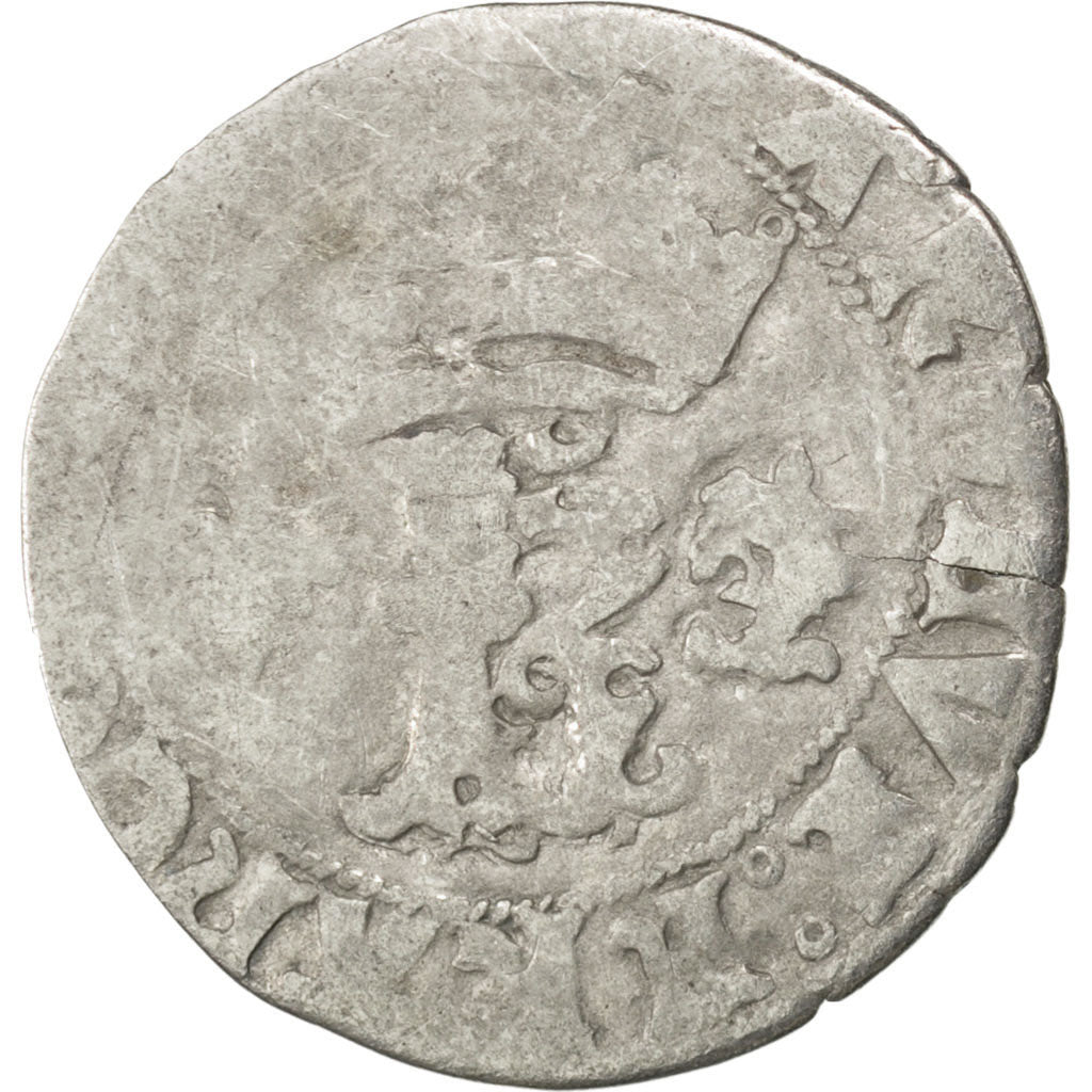 FRANCE, Karolus or Dizain, Romans, VG(8-10), Billon, Duplessy #595, 1.77