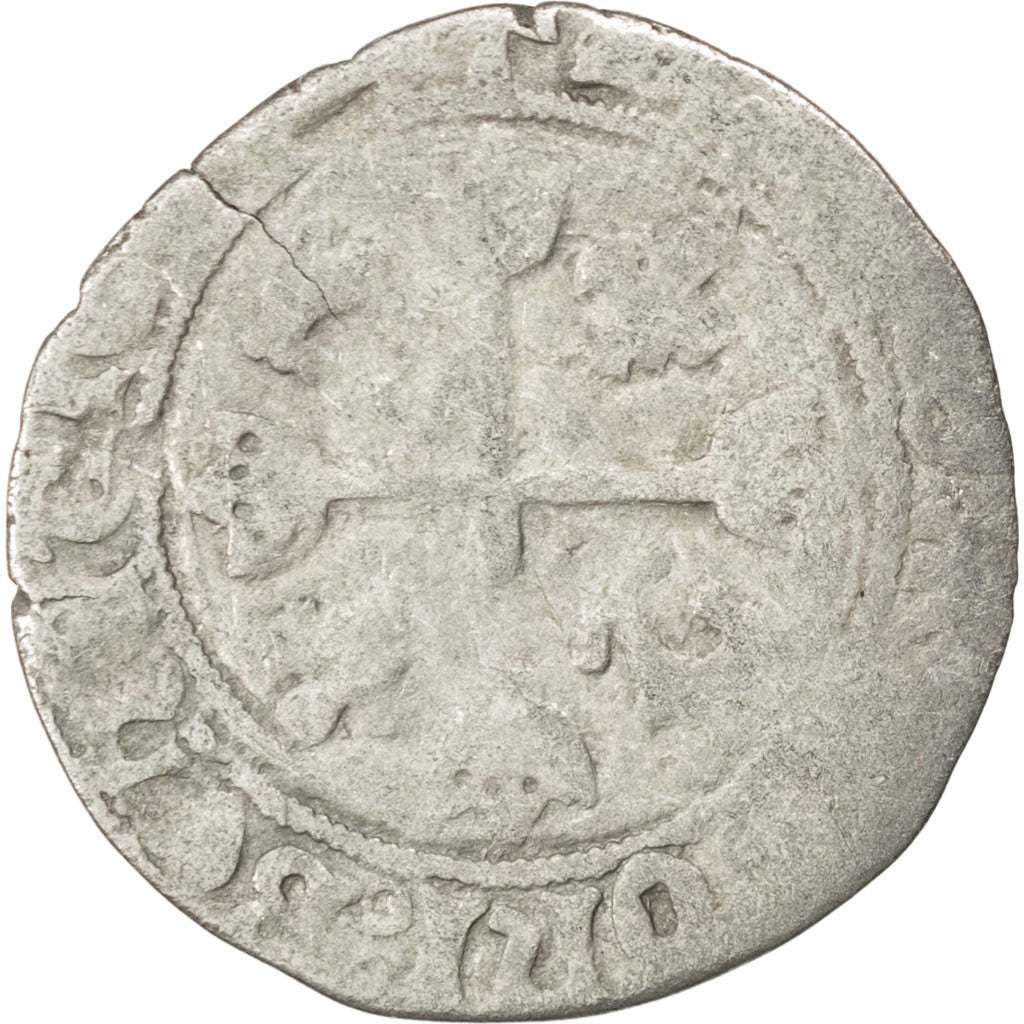 FRANCE, Karolus or Dizain, Romans, VG(8-10), Billon, Duplessy #595, 1.77