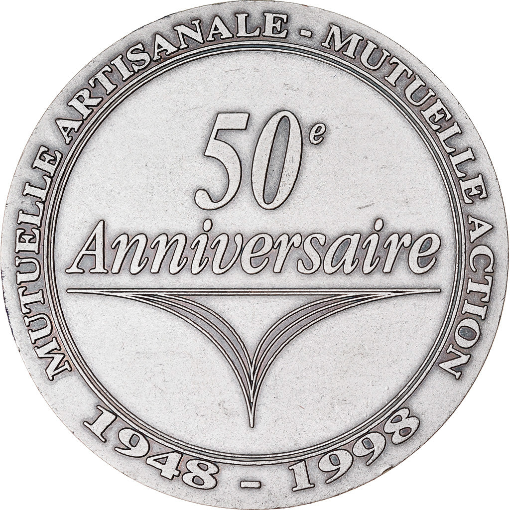 France, Médaille, Insurance, Mutuelle Artisanale, mutuelle Action, 1998, SUP