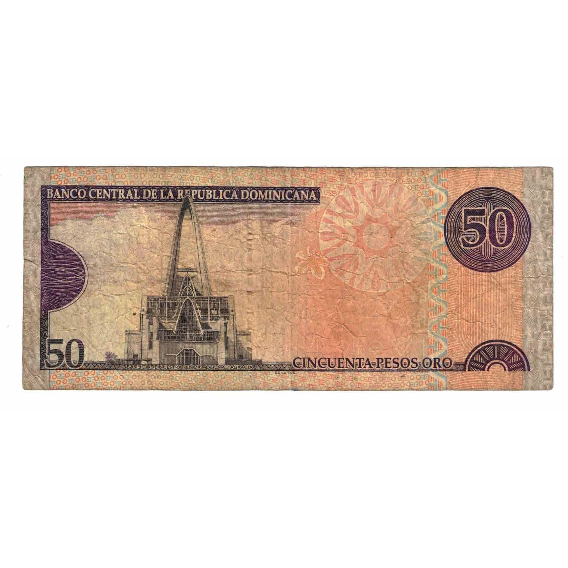 Billet, République Dominicaine, 50 Pesos Oro, 2008, 2008, KM:176b, TB