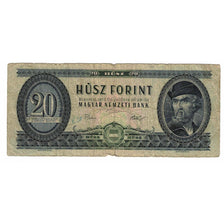 Billet, Hongrie, 20 Forint, 1975, 1975-10-28, KM:169f, B