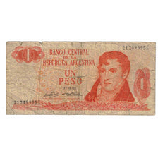 Banknote, Argentina, 1 Peso, KM:287, VG(8-10)