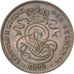 BELGIUM, 2 Centimes, 1909, KM #36, AU(50-53), Copper, 21.5, 3.98