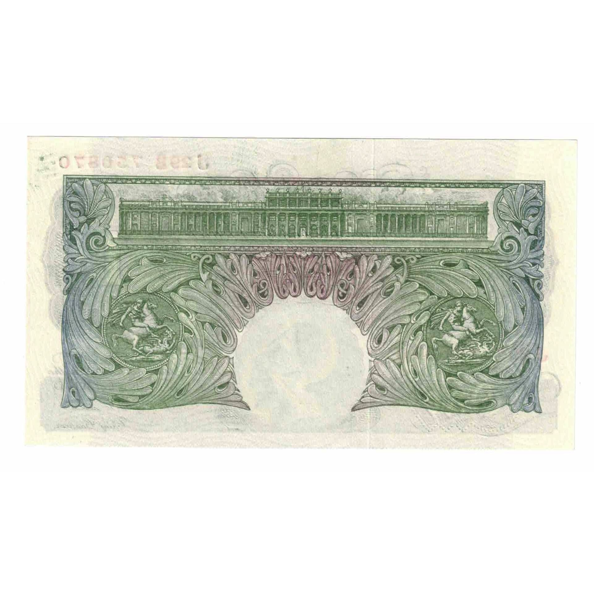 Banconote, Gran Bretagna, 1 Pound, 1949-1955, KM:369b, FDS