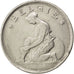 BELGIUM, 2 Francs, 2 Frank, 1924, KM #92, VF(20-25), Nickel, 27, 9.78