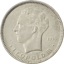 BELGIUM, 5 Francs, 5 Frank, 1936, KM #109.1, EF(40-45), Nickel, 31, 11.94